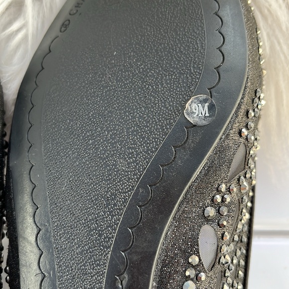 CHARTER CLUB Womens Tonina Black Pointed Toe Slip On Flats Sz 9M nwot - Picture 13 of 16